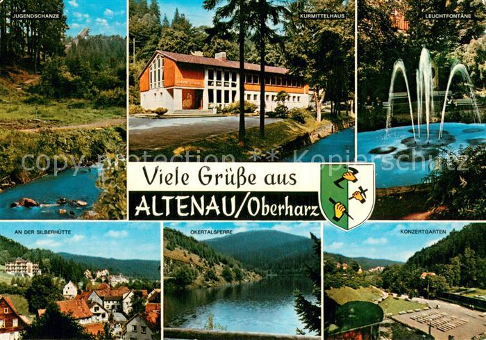 Altenau Harz Jugendschanze Kurmittelhaus Leuchtfontaene An der Silberhuette Oker