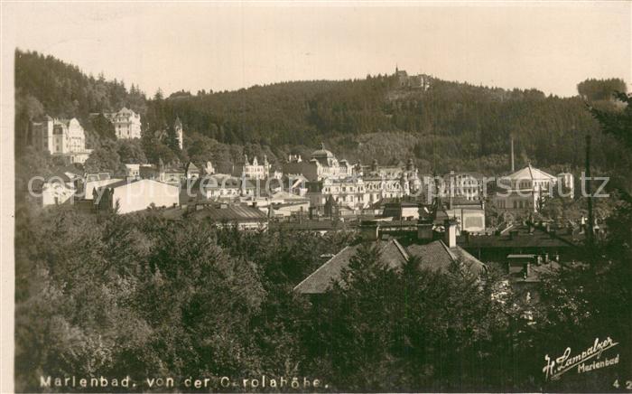 Marienbad Tschechien Boehmen Teilansicht