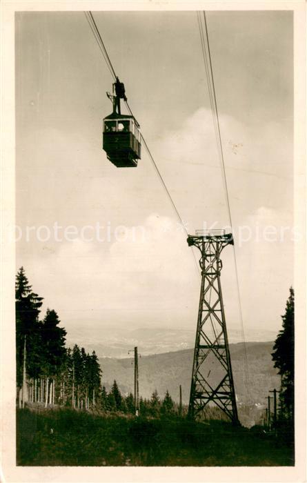 Riesengebirge Krkonose Karkonosze Lanovka na cernou horu - Gondel Seilbahn