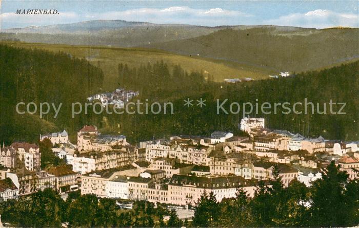 Marienbad Tschechien Boehmen Totalansicht