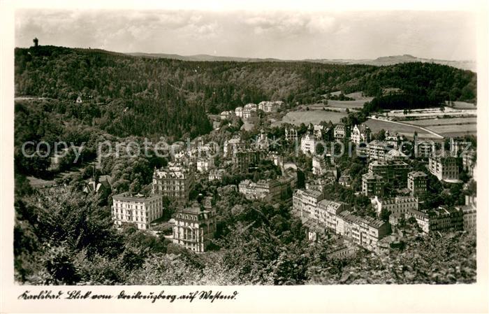 Karlsbad Eger Karlovy Vary Gesamtansicht