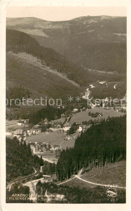 Spindleruv Mlyn Spindelmuehle Riesengebirge CZ Gesamtansicht Tal