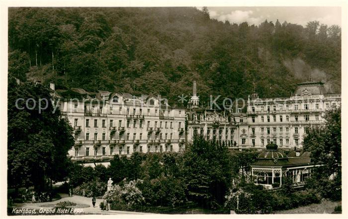 Karlsbad Eger Karlovy Vary Grand Hotel Pupp Aussenansicht