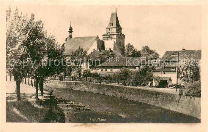 Friedland Boehmen Frydlant v Cechach CZ Teilansicht m. Turm