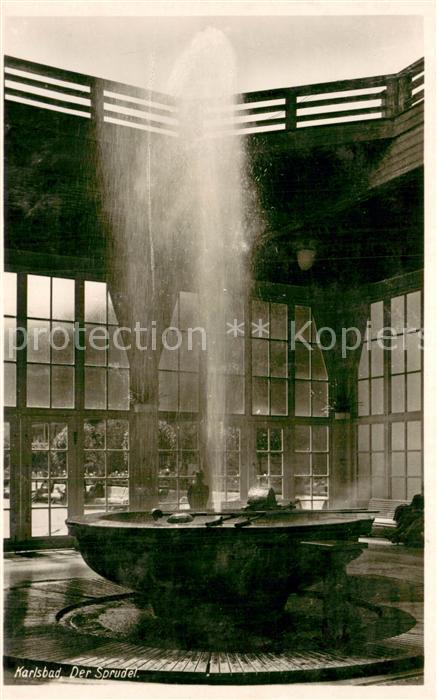 Karlsbad Eger Karlovy Vary Der Sprudel