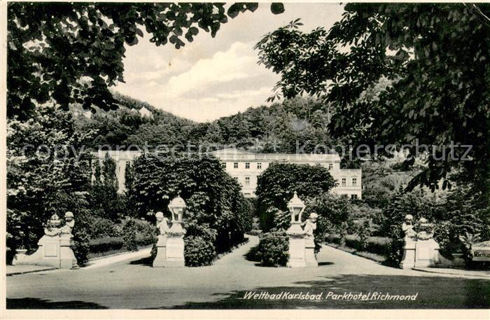 Karlsbad Eger Karlovy Vary Parkhotel Richmond