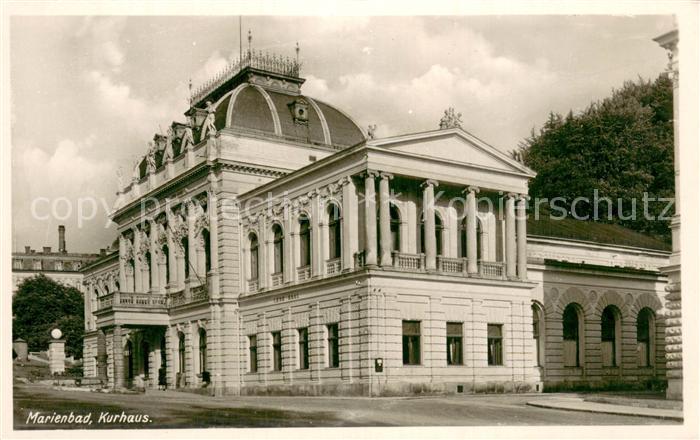 Marienbad Tschechien Boehmen Kurhaus Aussenansicht