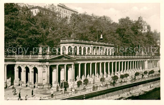 Karlsbad Eger Karlovy Vary Muehlbrunn-Kolonnade