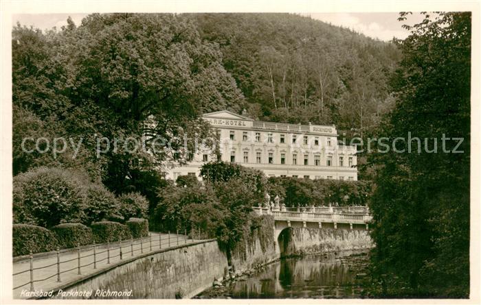 Karlsbad Eger Karlovy Vary Parkhotel Richmond