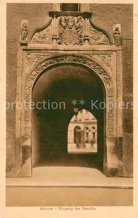 Weimar Thueringen Eingang zur Bastille