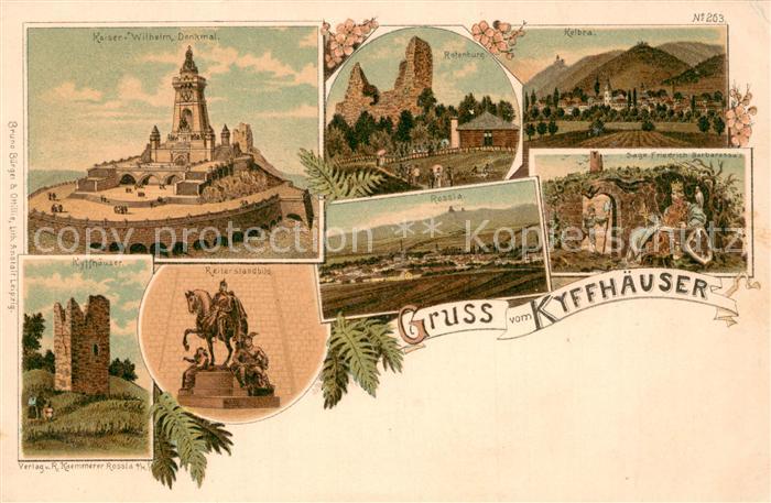 Kyffhaeuser Kaiser-Wilhelm-Denkmal Rotenburg Relbra Reiterstandbild