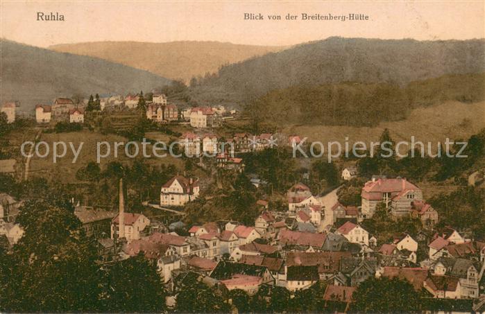 Ruhla Totalansicht v. d. Breitenberg-Huette