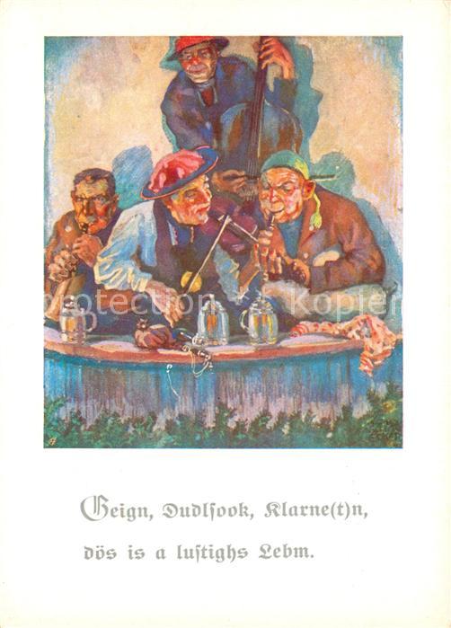 Eger  Cheb Tschechien Musikanten Geige-Dudelsack-Klarinette