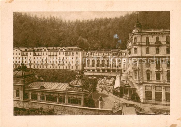 Karlsbad Eger Karlovy Vary Parkhotel Pupp Aussenansicht