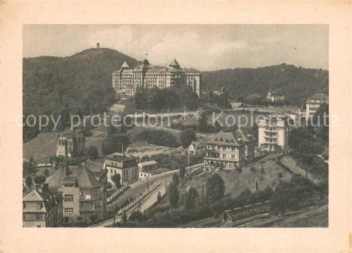 Karlsbad Eger Karlovy Vary Villenviertel m Hotel Imperial