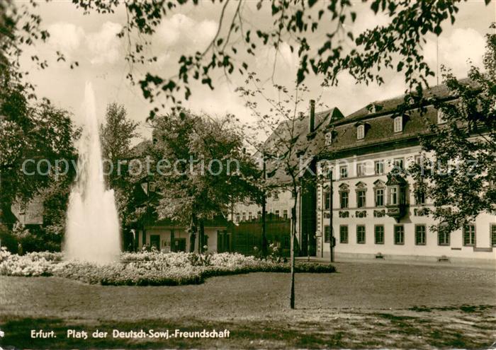 ERFURT CITY Platz d. Deutsch-Sowj. Freundschaft