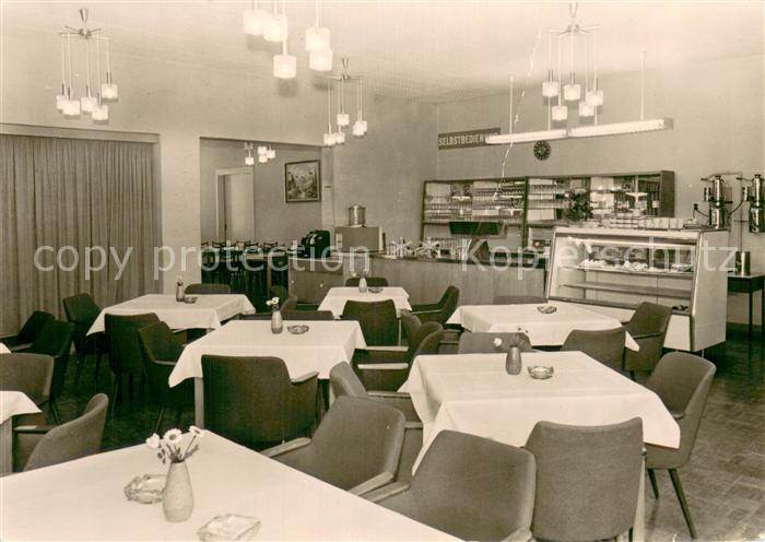 Grossbreitenbach Thueringen FDGB-Erholungsheim GAstataette i. Heimbereich Finken