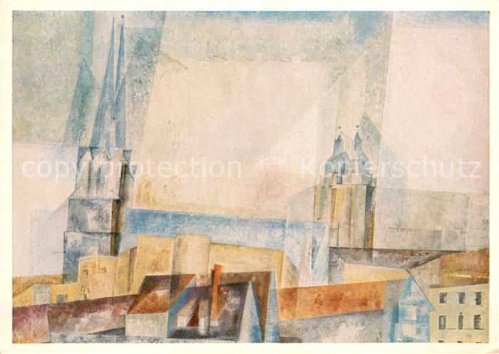 Halle Saale Tuerme ueber d. Stadt