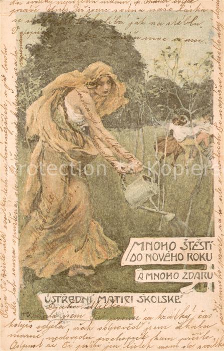 Jugendstil CZ  Mnono Stesti Do Noveho Roku A Mnono Zdaru