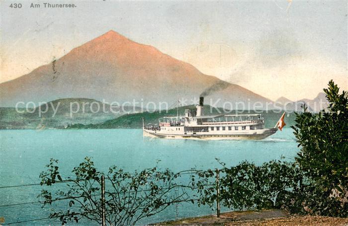 Dampfer Binnenschifffahrt Am Tunersee
