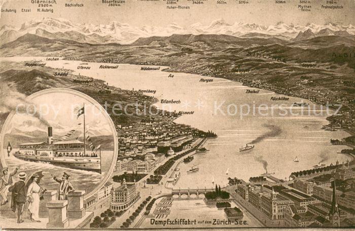 Dampfer Binnenschifffahrt Zuerichsee Vide Fahrplaene