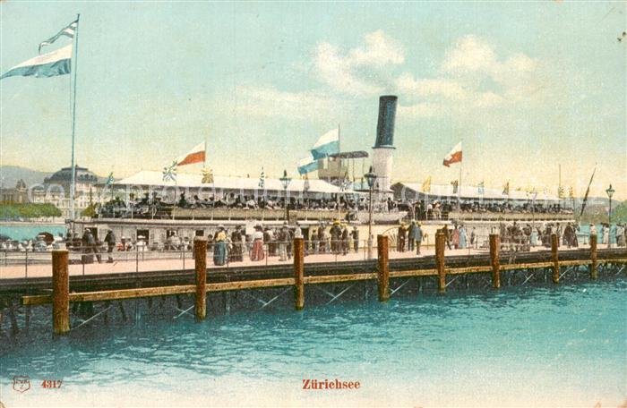 Dampfer Seitenrad Zuerichsee