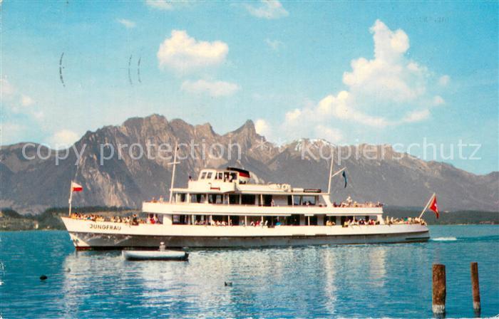 Dampfer Binnenschifffahrt Thunersee MS Jungfrau