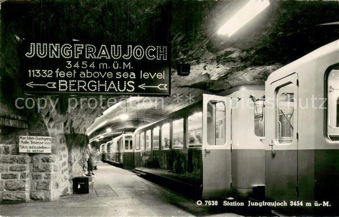 Eisenbahn Station Jungfraujoch