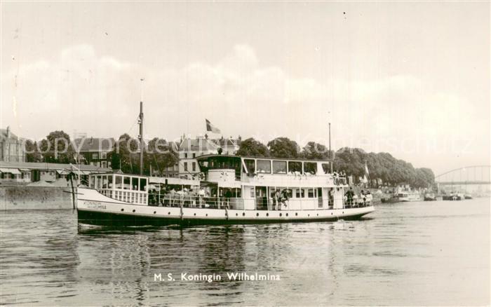 Dampfer Binnenschifffahrt MS Koningin Wilhelminz Arnhem