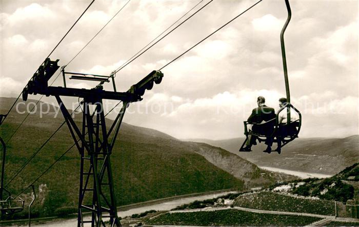Sessellift Chairlift Telesiege Niederwald Seilbahn Assmannhausen Am Rhein
