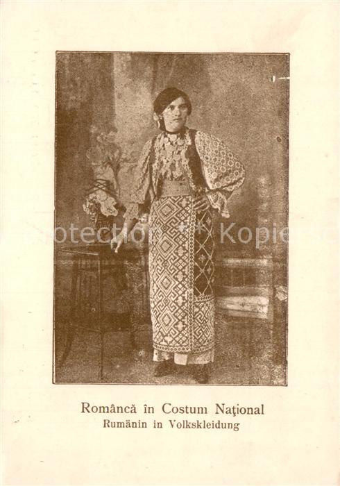 Trachten Rumaenien  Romanca in Costum National Romania