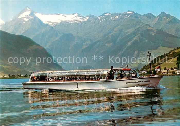 Dampfer Binnenschifffahrt Zell am See Grossglockner