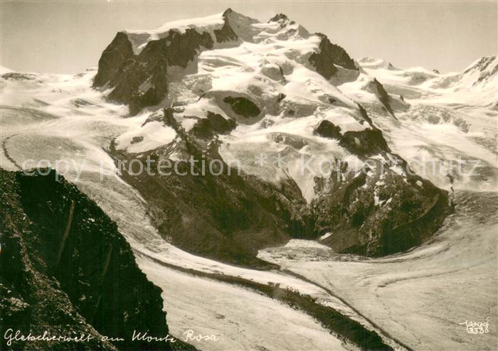 Gletscher Gletscherwelt am Monte Rosa