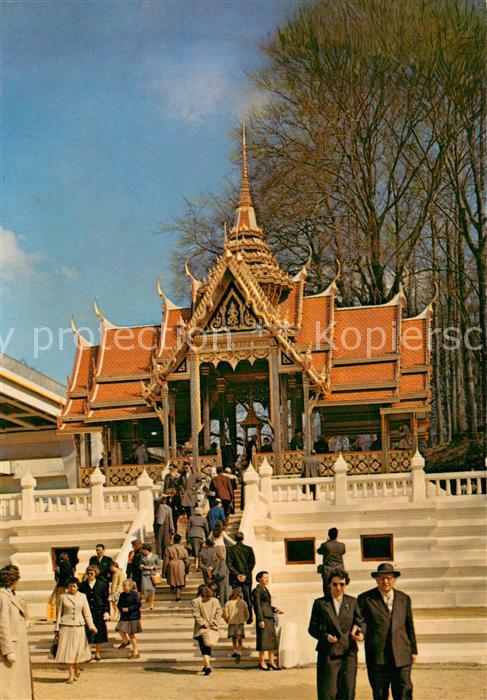 Exposition Universelle Bruxelles 1958 Pavillon Von Thailand