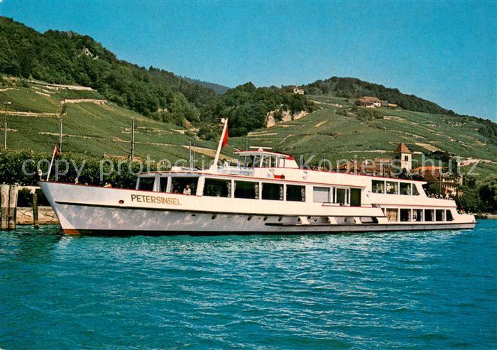 Dampfer Binnenschifffahrt MS Petersinsel Bielersee
