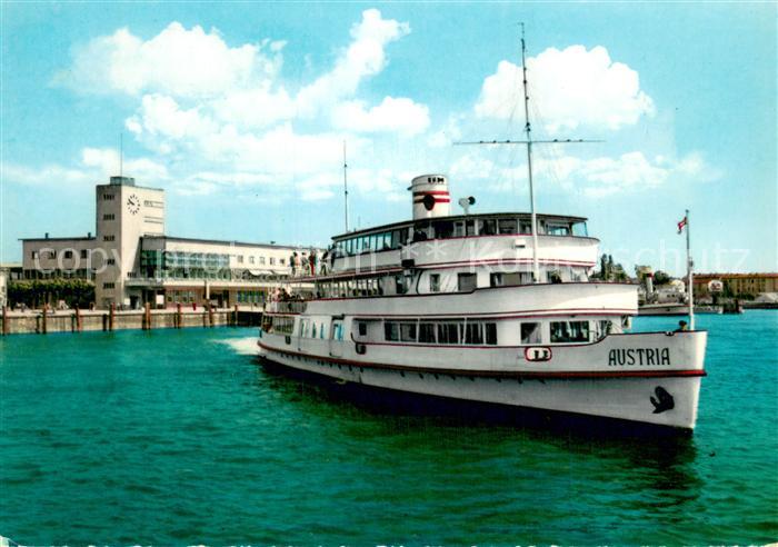 Dampfer Binnenschifffahrt Friedrichshafen Bodensee vAUSTRIA