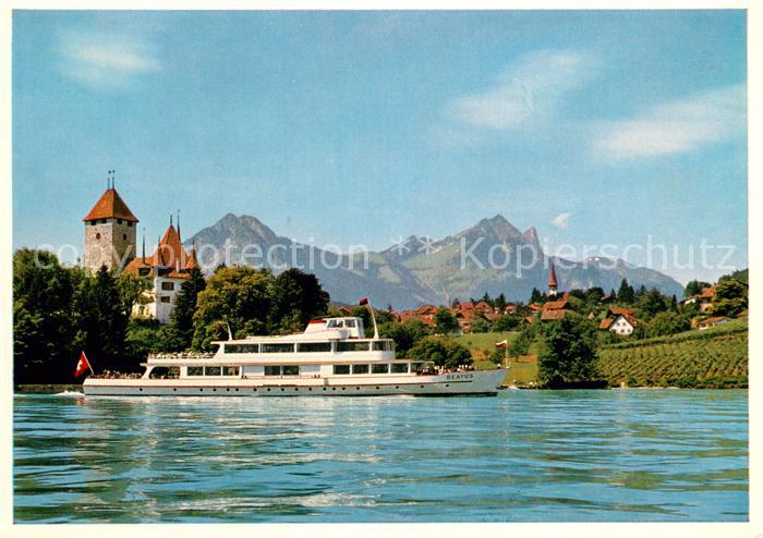 Dampfer Binnenschifffahrt MS Beatus Thunersee