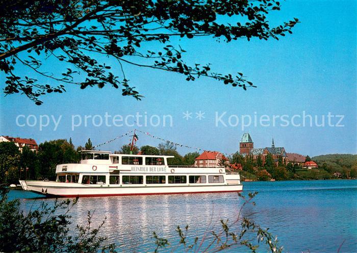 Dampfer Binnenschifffahrt MS  Heinrich der Loewe Ratzerburger See