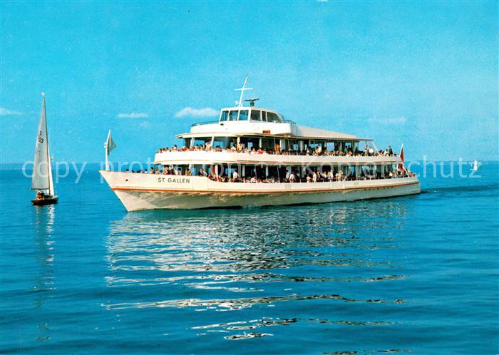 Dampfer Binnenschifffahrt MS St.Gallen Bodensee