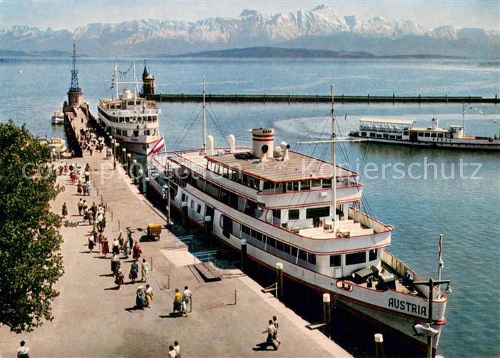 Dampfer Binnenschifffahrt Konstanz Bodensee MS Austria