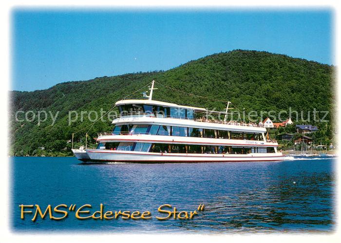 Dampfer Binnenschifffahrt Edersee FMS Edersee Star