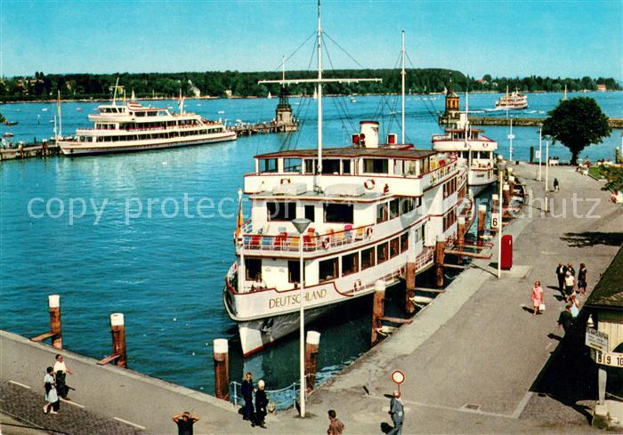 Dampfer Binnenschifffahrt MS Deutschland MS Ravensburg Bodenseeschiff