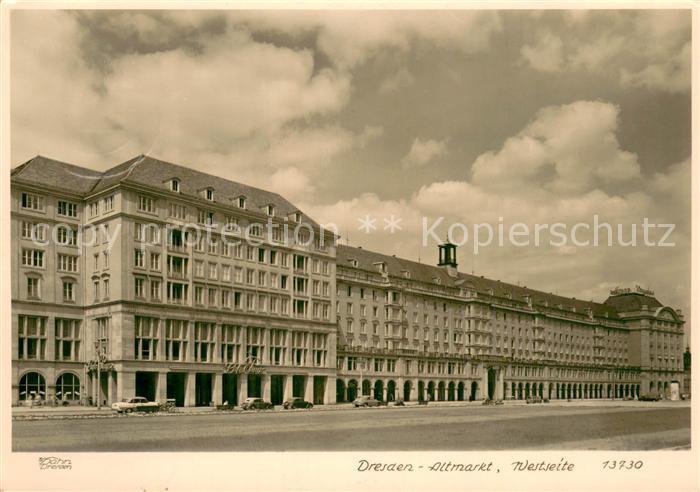 Foto Hahn Nr. Nr.13730 Dresden Altmarkt Westseite