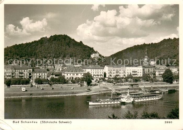 Dampfer Seitenrad Bad Schandau Saechsische Schweiz
