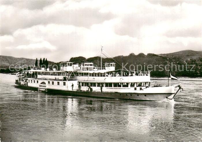 Dampfer Seitenrad Stadt Passau Donau