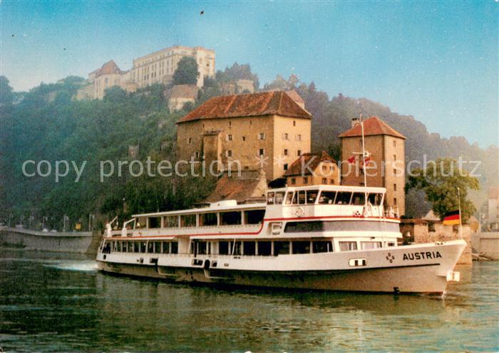 Dampfer Binnenschifffahrt MFS Austria der I.DDSG Passau