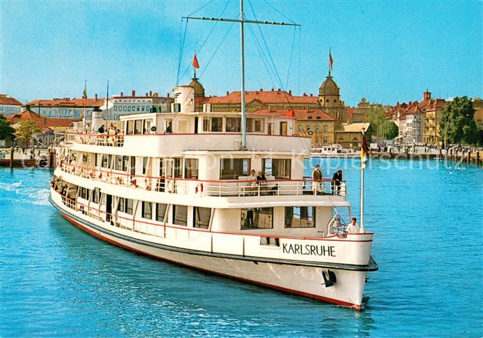 Dampfer Binnenschifffahrt MS Karlsruhe Bodensee