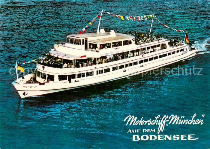 Dampfer Binnenschifffahrt MS Muenchen Bodensee
