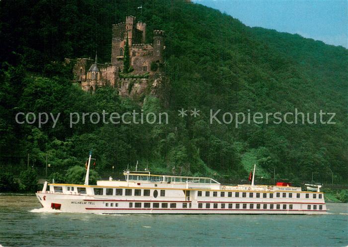 Dampfer Binnenschifffahrt MS Wilhelm Tell Triton Reisen Ruedesheim am Rhein