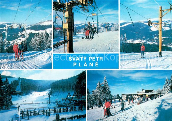 Sessellift Chairlift Telesiege Svaty Petr Plane Krkonose
